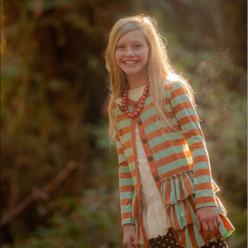 Persnickety Tess Jacket in Blue Strip